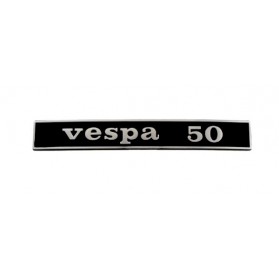 Targhetta posteriore Vespa 50
