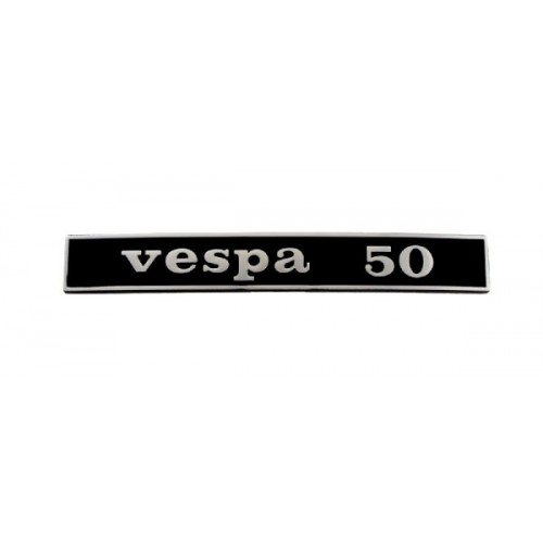 Targhetta posteriore Vespa 50
