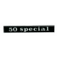 Targhetta posteriore Vespa 50 Special