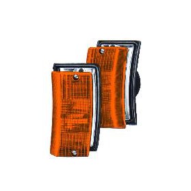 Coppia indicatori frecce anteriori complete di guarnizioni Vespa PX