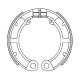 Ceppi freno POLINI 125x20mm senza molla Vespa 50