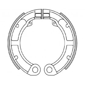 Ceppi freno POLINI 125x20mm senza molla Vespa 50