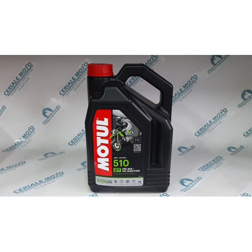 Latta olio Motul 510 2T da 4 litri