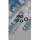 4 ANELLI O-RING PER TESTATA POLINI + 1 GUARNIZIONE IN RAME SFIATO TESTA SCOOTER MINARELLI H20