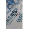 4 ANELLI O-RING PER TESTATA POLINI + 1 GUARNIZIONE IN RAME SFIATO TESTA SCOOTER MINARELLI H20