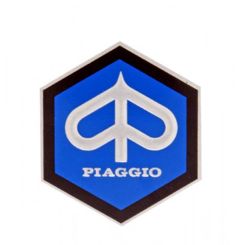 Scudetto esagonale per scudo anteriore Piaggio 42mm